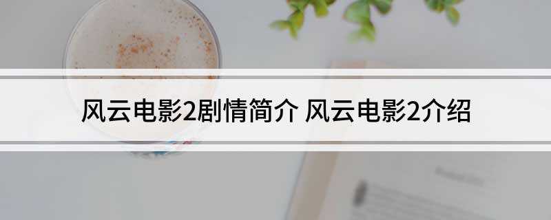风云电影2剧情简介(无神绝宫的门主绝无神,率领儿子绝心挥军中土,先后使诈擒下)