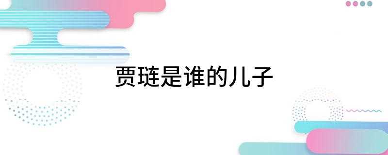 贾琏是谁的儿子(《红楼梦》中的人物,贾赦之子。)