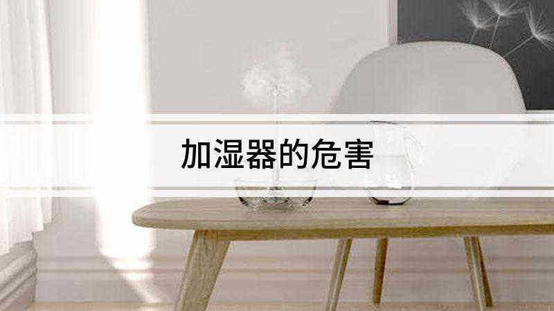 加湿器的危害(加湿器的危害你知道多少)
