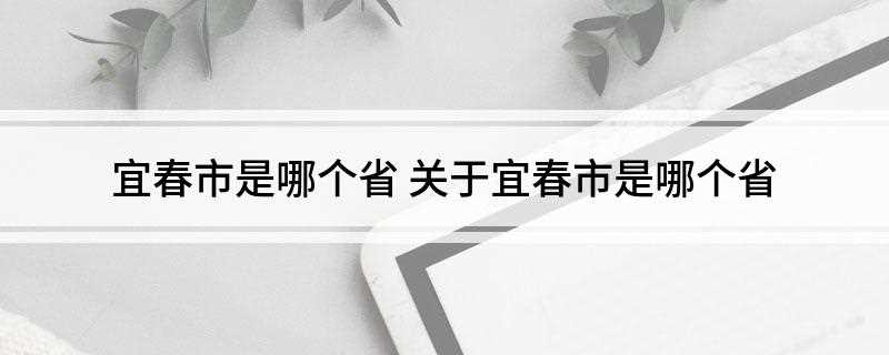 宜春市是哪个省(宜春市属于江西省的3个特色区,面积1)