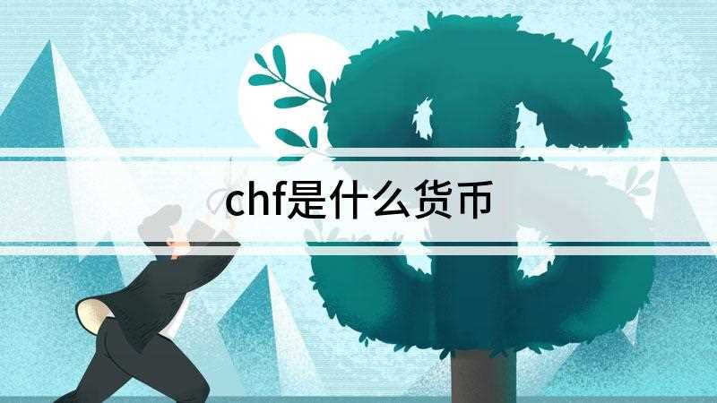 chf是什么货币(chf是瑞士法郎的货币代码符号)