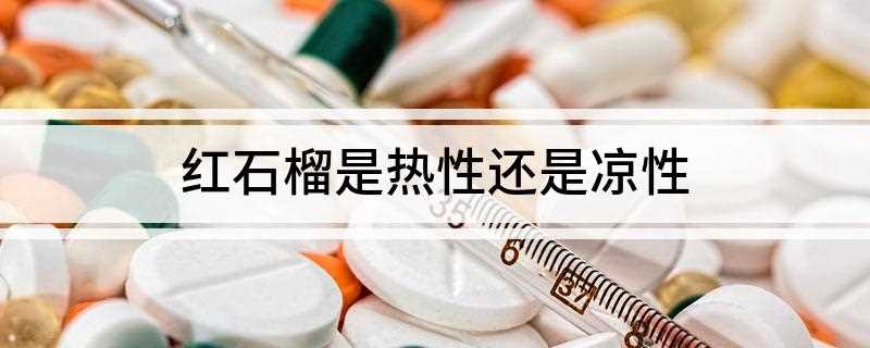 红石榴是热性还是凉性