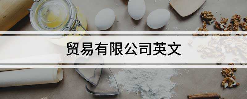 贸易有限公司英文(上海外国际贸易有限公司)