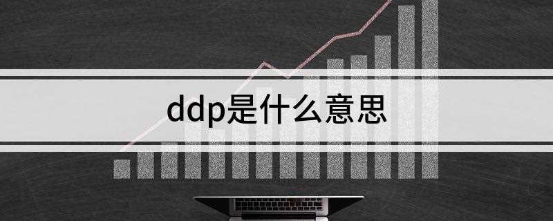 ddp是什么意思(Delivered place of destination)
