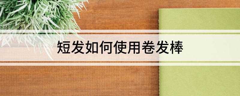 短发如何使用卷发棒(卷发棒快速预热的时候顺便把头发分成上下两部分)