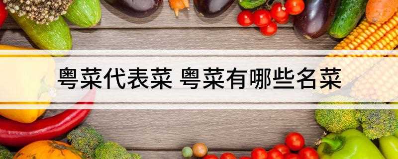粤菜代表菜 粤菜有哪些名菜(广州名菜美点展览会介绍)