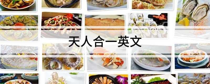 天人合一英文(天人合一英文是:theory that man is an )