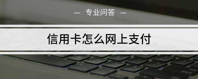 信用卡怎么网上支付(网上购物轻松便捷全网比价)