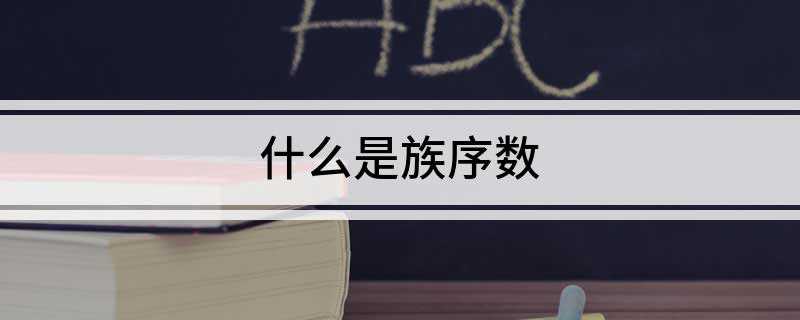 什么是族序数