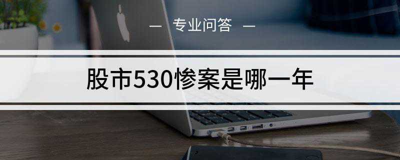 股市530惨案是哪一年