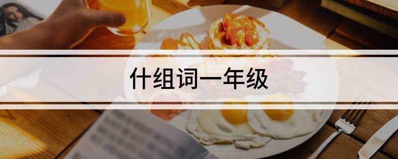 什组词一年级(家庭日常应用的衣物及其他零碎用品)
