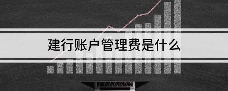 建行账户管理费是什么(建设银行账户管理相关费用)