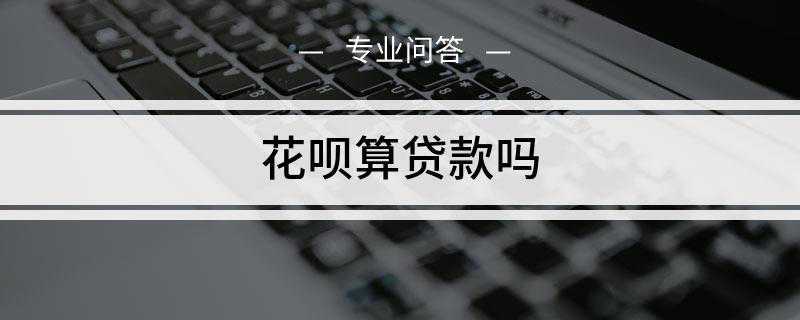 花呗算贷款吗(蚂蚁花呗属于消费类小额贷款)