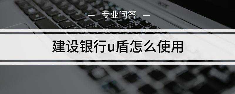 建设银行u盾怎么使用(建行e路通u盾使用步骤)