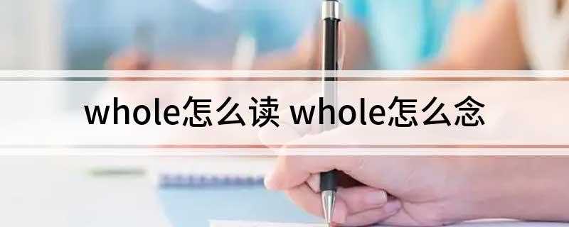 whole怎么读 whole怎么念
