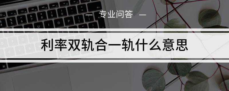 利率双轨合一轨什么意思(利率双轨合一轨就是推动存贷款基准利率和货币市场利率逐渐统一)