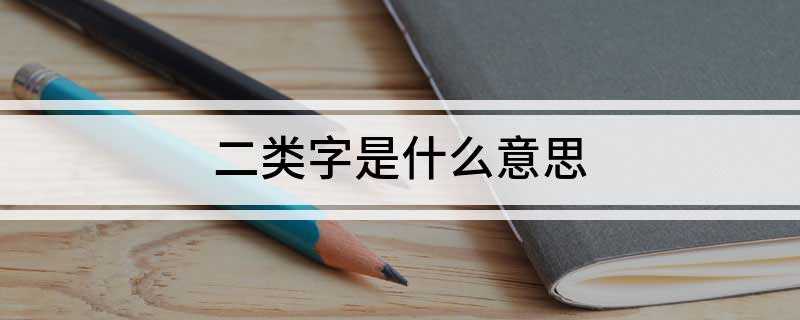 二类字是什么意思(小学教学预习过程的规定)