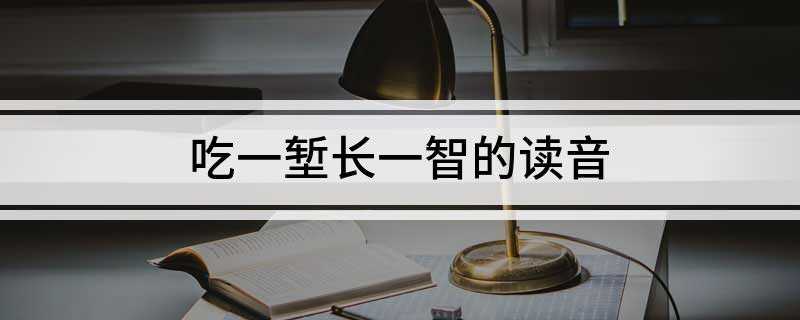吃一堑长一智的读音