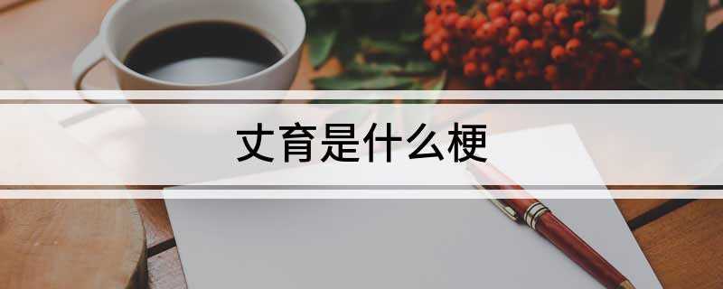 丈育是是什么梗