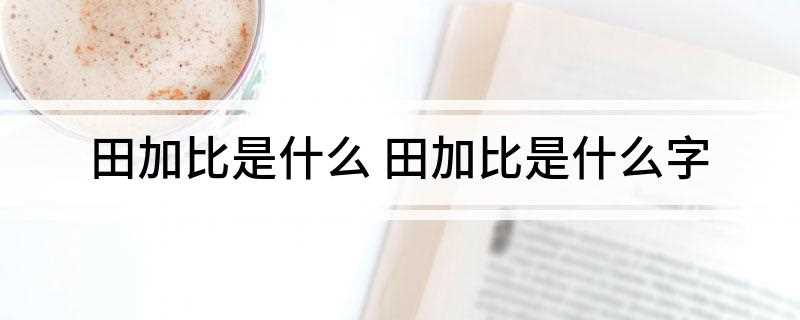 田加比是什么(绥民校尉熊君碑田加盟费多少钱)