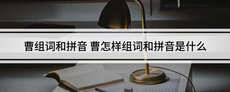 曹组词和拼音