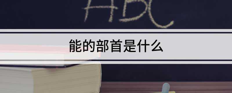能的部首是什么(能的部首是、月。厶是“私”的古字。)