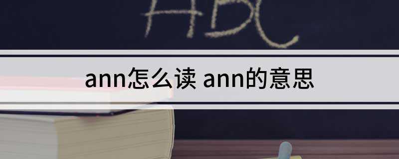 ann怎么读 ann的意思(Hannah的英文形式)