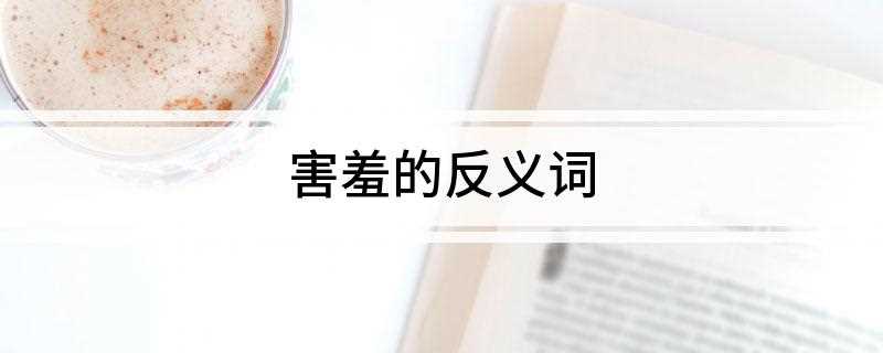害羞的反义词