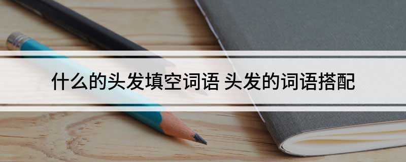 什么的头发填空词语 头发的词语搭配