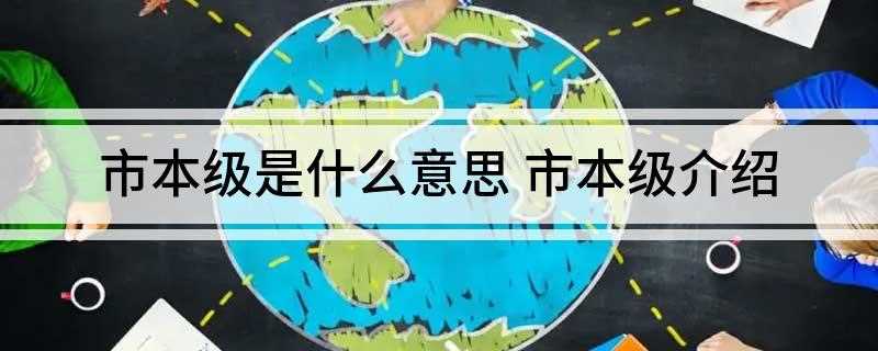 市本级是什么意思(市本级是财政统计报表常用的一个名词)