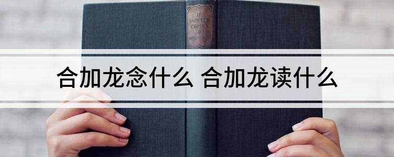 合加龙念什么