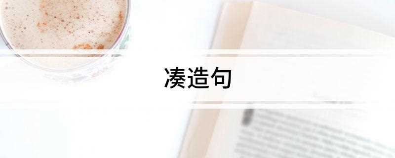 凑造句