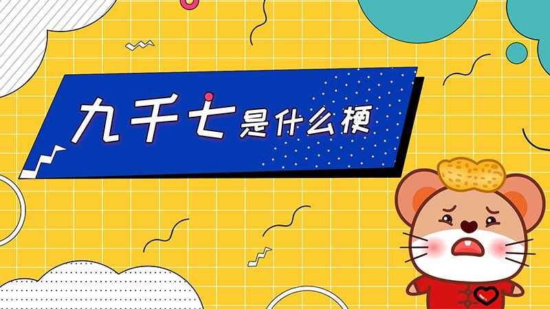 九千七是是什么梗