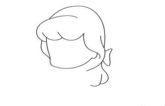 动画电影灰姑娘简笔画怎么画