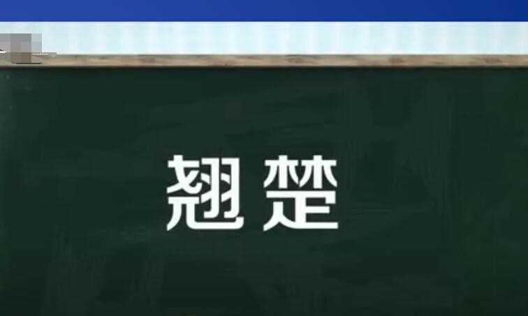 翘楚是什么意思