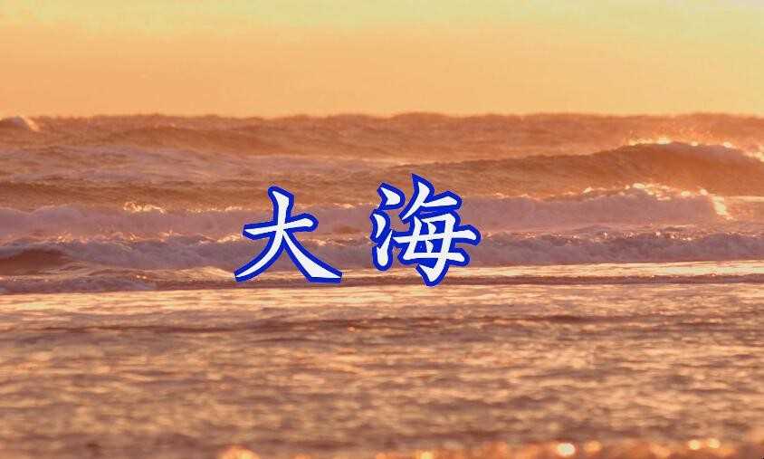 《大海》的歌词是什么