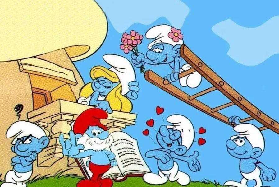 《蓝精灵》的歌词是什么