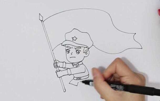 红色革命先烈简笔画怎么画