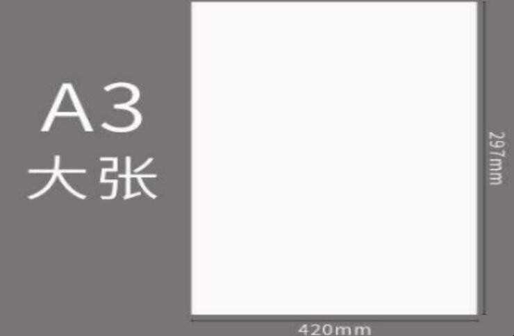 标准A3纸有多大