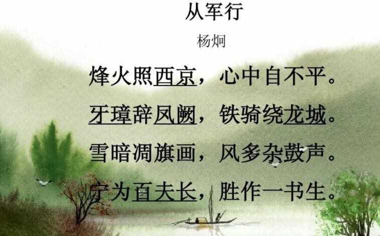 《从军行》的创作背景是什么