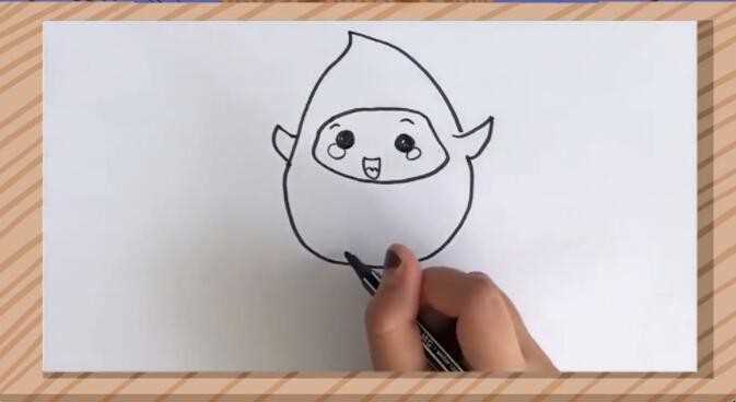 水珠简笔画怎么画