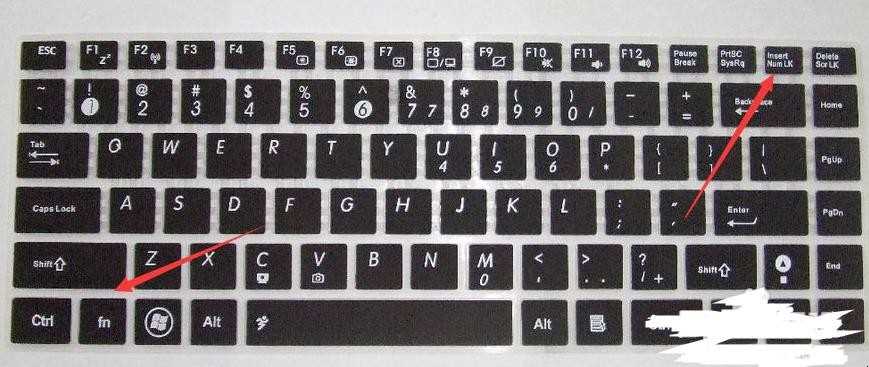 笔记本数字键盘紊乱怎么办