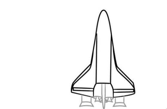宇宙飞船简笔画怎么画