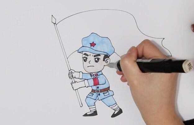 红色革命先烈简笔画怎么画