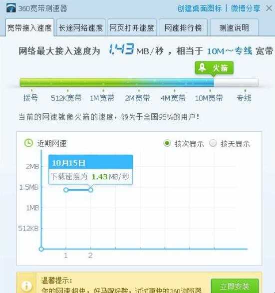 怎样测试网络速率