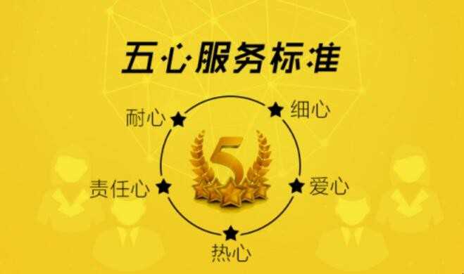 五心服务是指哪五心