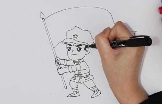 红色革命先烈简笔画怎么画