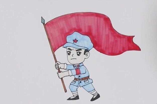 红色革命先烈简笔画怎么画