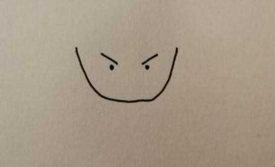 简笔画生气的表情怎么画