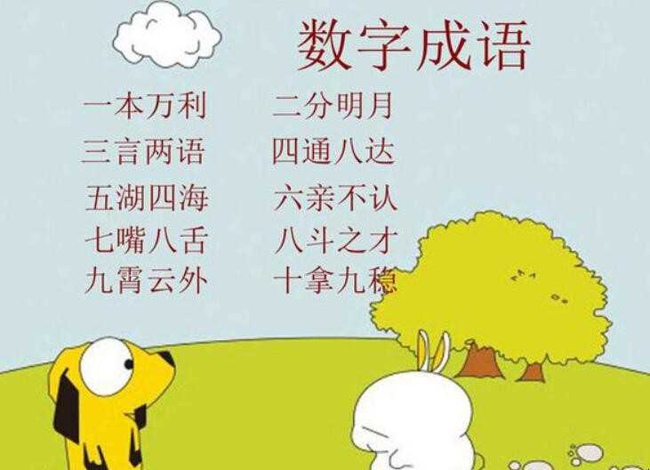 含有数字的成语有哪些